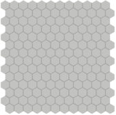 1" Loft Grey Matte Hex Mosaic | Tile Center