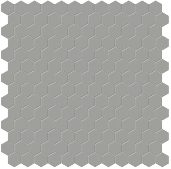 1" Taupe Matte Hex Mosaic | Tile Center