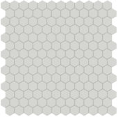 1" Warm Grey Matte Hex Mosaic | Tile Center