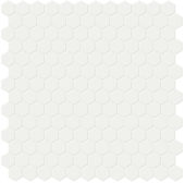1" White Matte Hex Mosaic | Tile Center