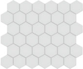 2" Gallery Grey Matte Hex Mosaic | Tile Center