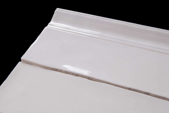 2X12 White Chair Rail | Tile Center