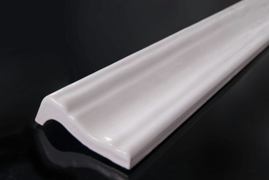 2X12 White Chair Rail | Tile Center