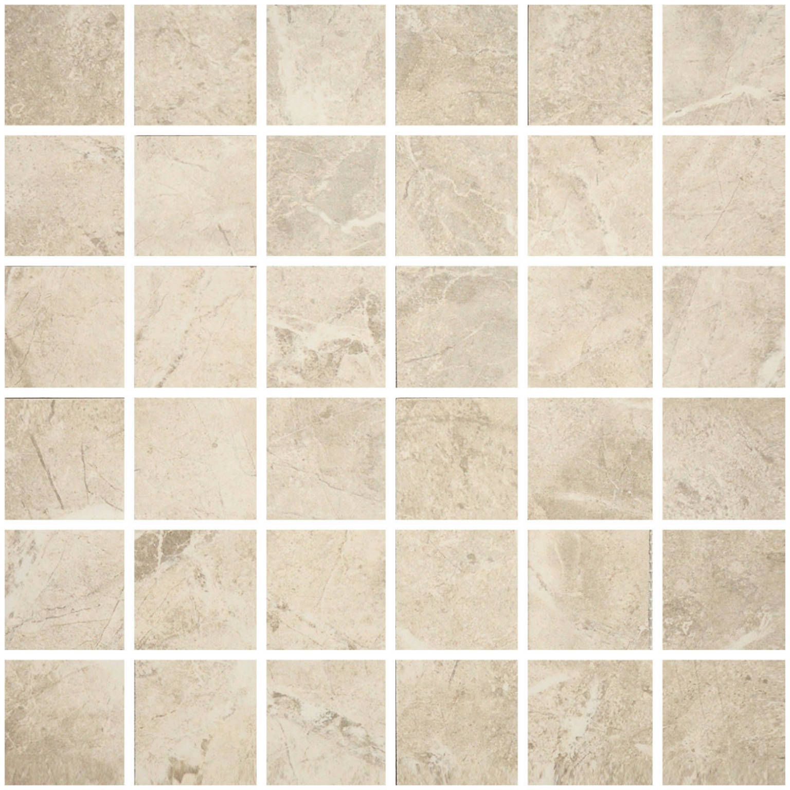 2X2 Ivory Mosic | Tile Center