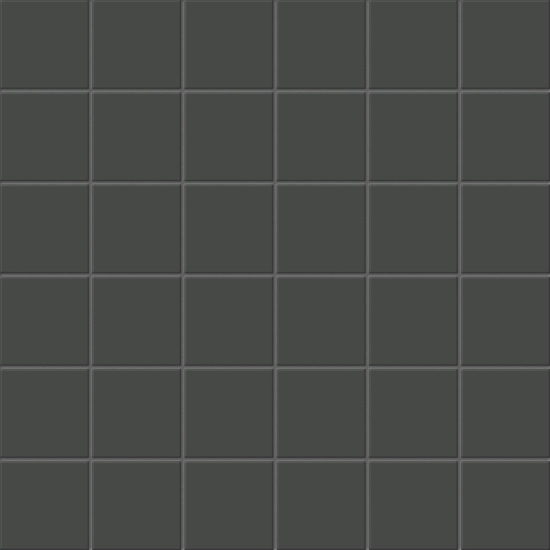 2X2 Retro Black Unglazed Matte Mosaic | Tile Center