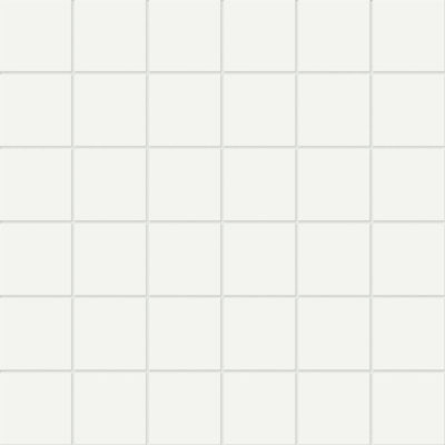 2X2 White Matte Mosaic