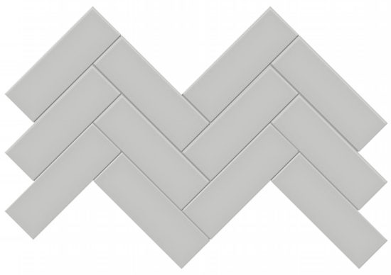 2x6 Loft Grey Matte Herringbone Mosaic | Tile Center