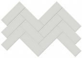 2x6 Warm Grey Matte Herringbone Mosaic | Tile Center