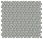 3/4" Taupe Matte Penny Round Mosaic | Tile Center