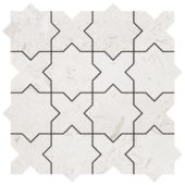 3"x3" Cross & Star Beige Marble | Tile Center