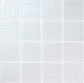 3"x3" White Glass Mosaic | Tile Center