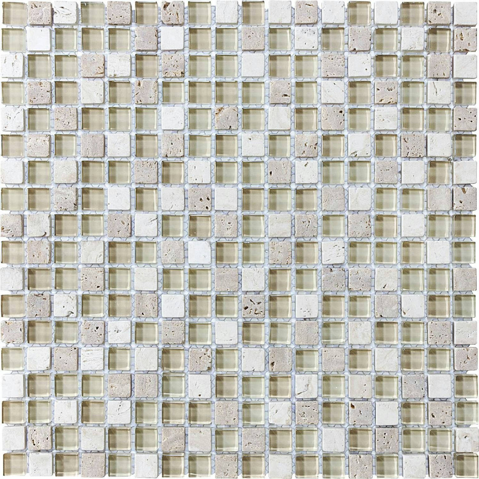 5/8X5/8 Creme Brulee Mosaic | Tile Center