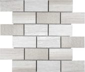 5x10cm Multi Finish Mosaic Limestone | Tile Center