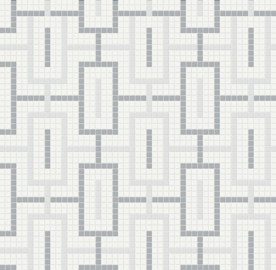 Afternoon Blend Matte Chain Pattern Mosaic | Tile Center