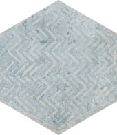 Alma 5.5X6.3 Grey Decor Hexagon | Tile Center