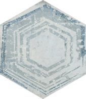 Alma 5.5X6.3 Grey Decor Hexagon | Tile Center