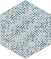 Alma 5.5X6.3 Grey Decor Hexagon | Tile Center