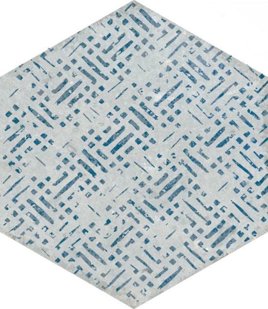 Alma 5.5X6.3 Grey Decor Hexagon | Tile Center