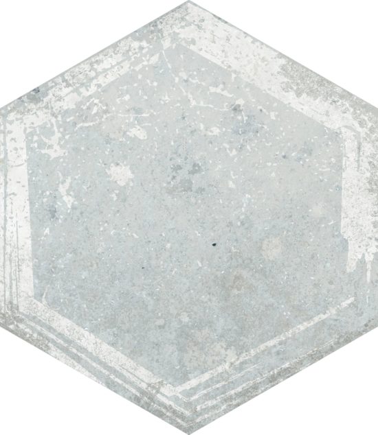 Alma 5.5X6.3 Grey Decor Hexagon | Tile Center