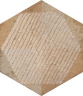 Alma 5.5X6.3 Sand Decor Hexagon | Tile Center