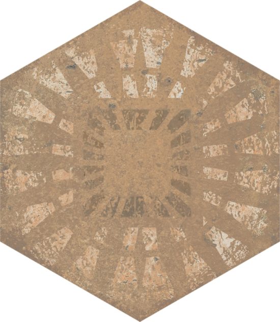 Alma 5.5X6.3 Sand Decor Hexagon | Tile Center