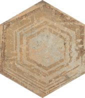 Alma 5.5X6.3 Sand Decor Hexagon | Tile Center