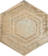 Alma 5.5X6.3 Sand Decor Hexagon | Tile Center