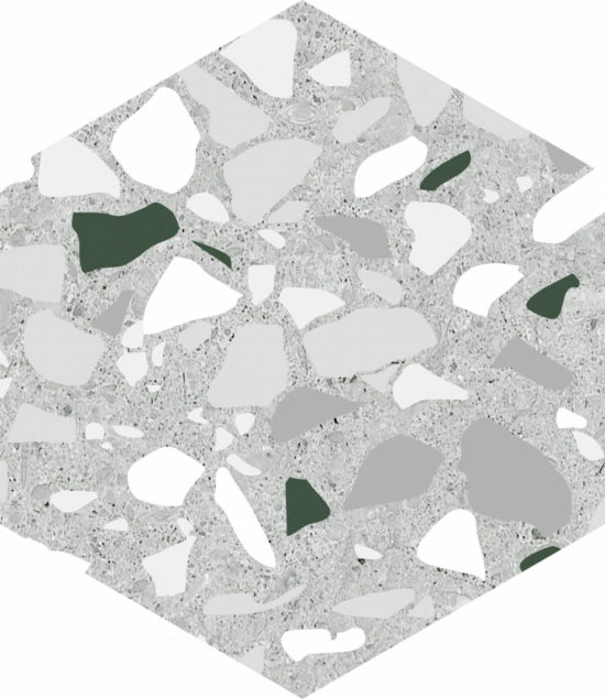 Altea 5.5X6.3” Grey Hexagon | Tile Center