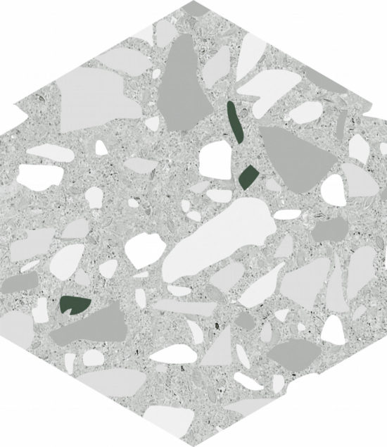 Altea 5.5X6.3” Grey Hexagon | Tile Center