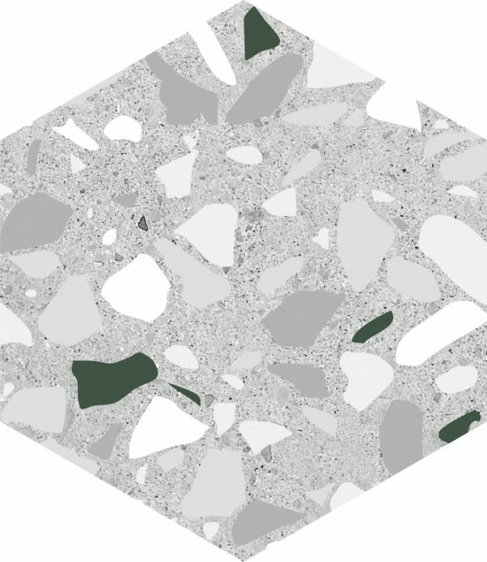 Altea 5.5X6.3” Grey Hexagon | Tile Center