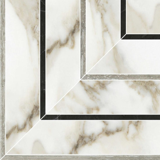 Amalfi Calacatta Honed Picco Mosaic | Tile Center
