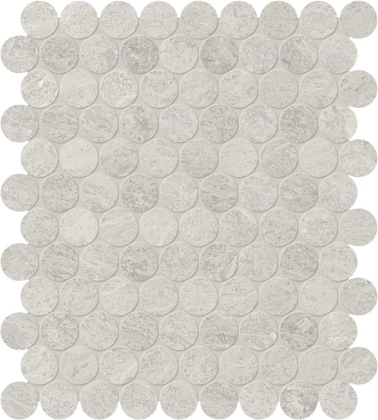 Anciano Grigio 1.25 Penny Round Mosaic | Tile Center