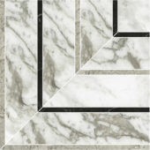 Arabescato Verona Honed Picco Mosaic | Tile Center
