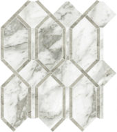 Arabescato Verona Polished Modella Mosaic | Tile Center