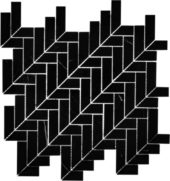 Arrow Nero Mosaic | Tile Center