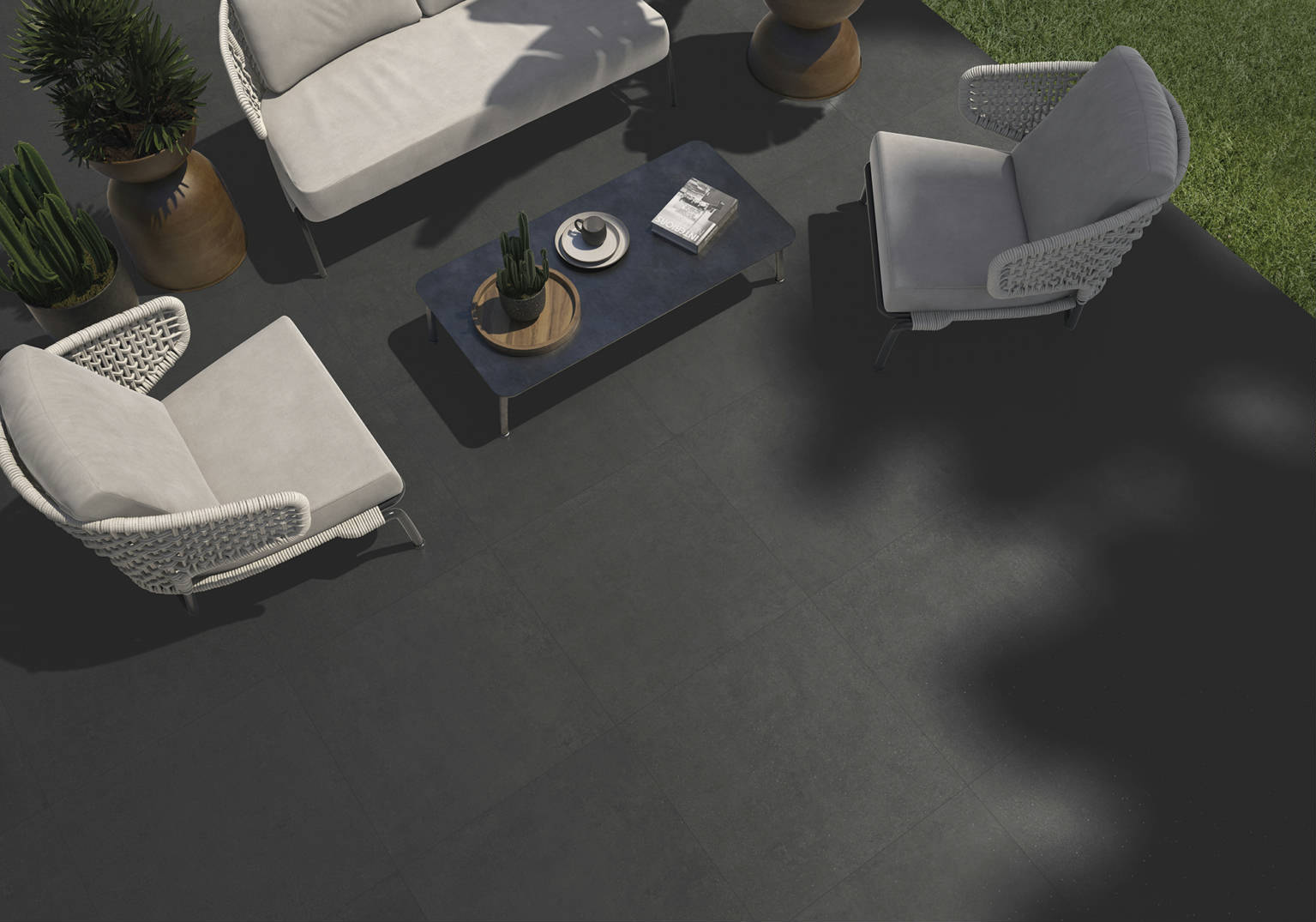 Ashland 30X30" Black | Tile Center