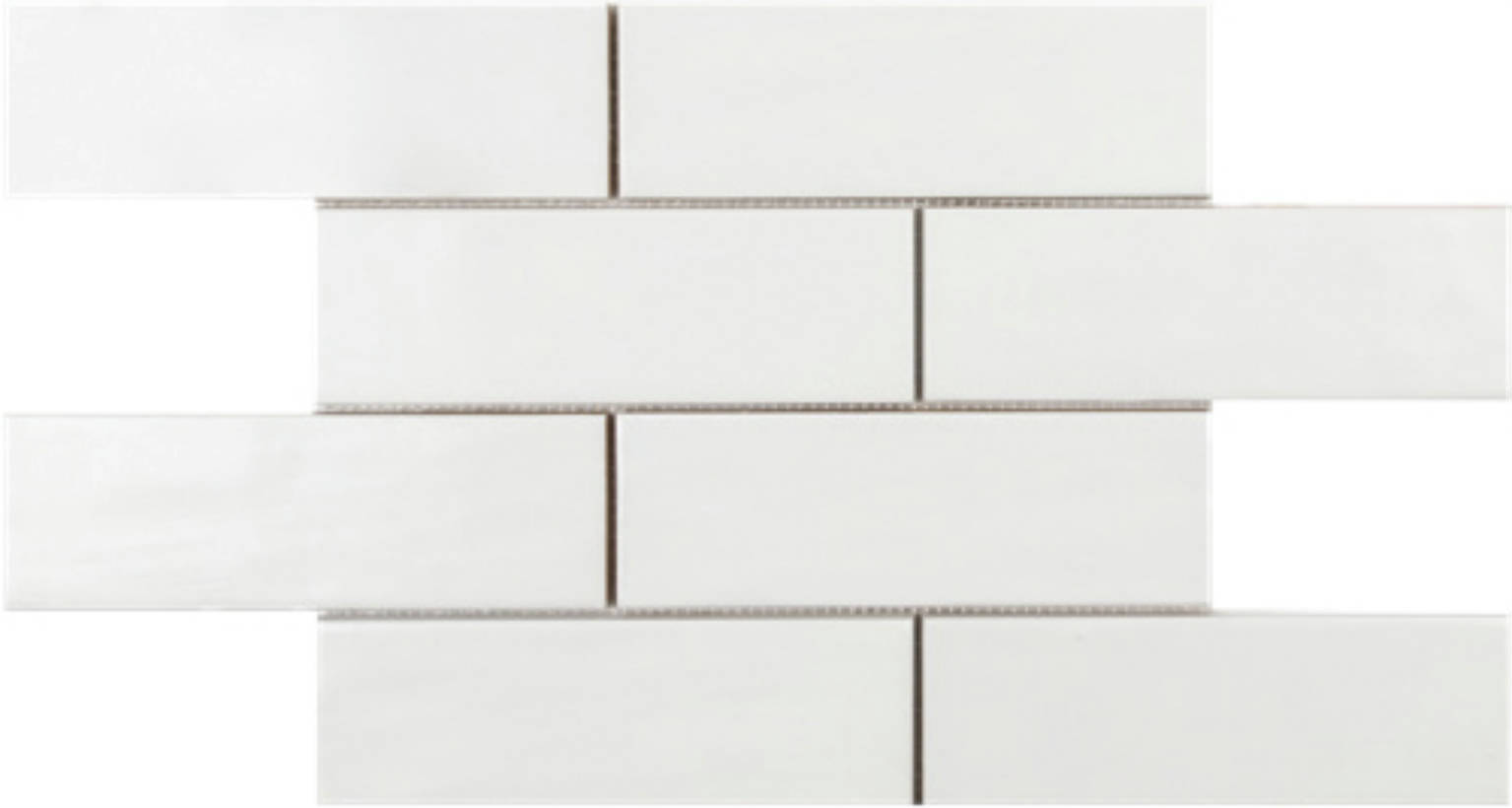 Brickwork Mosaic Matte Pearl | Tile Center