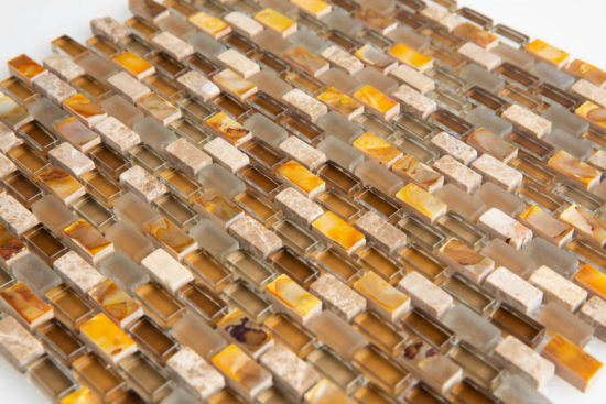 Brown Yahly Mosaic | Tile Center