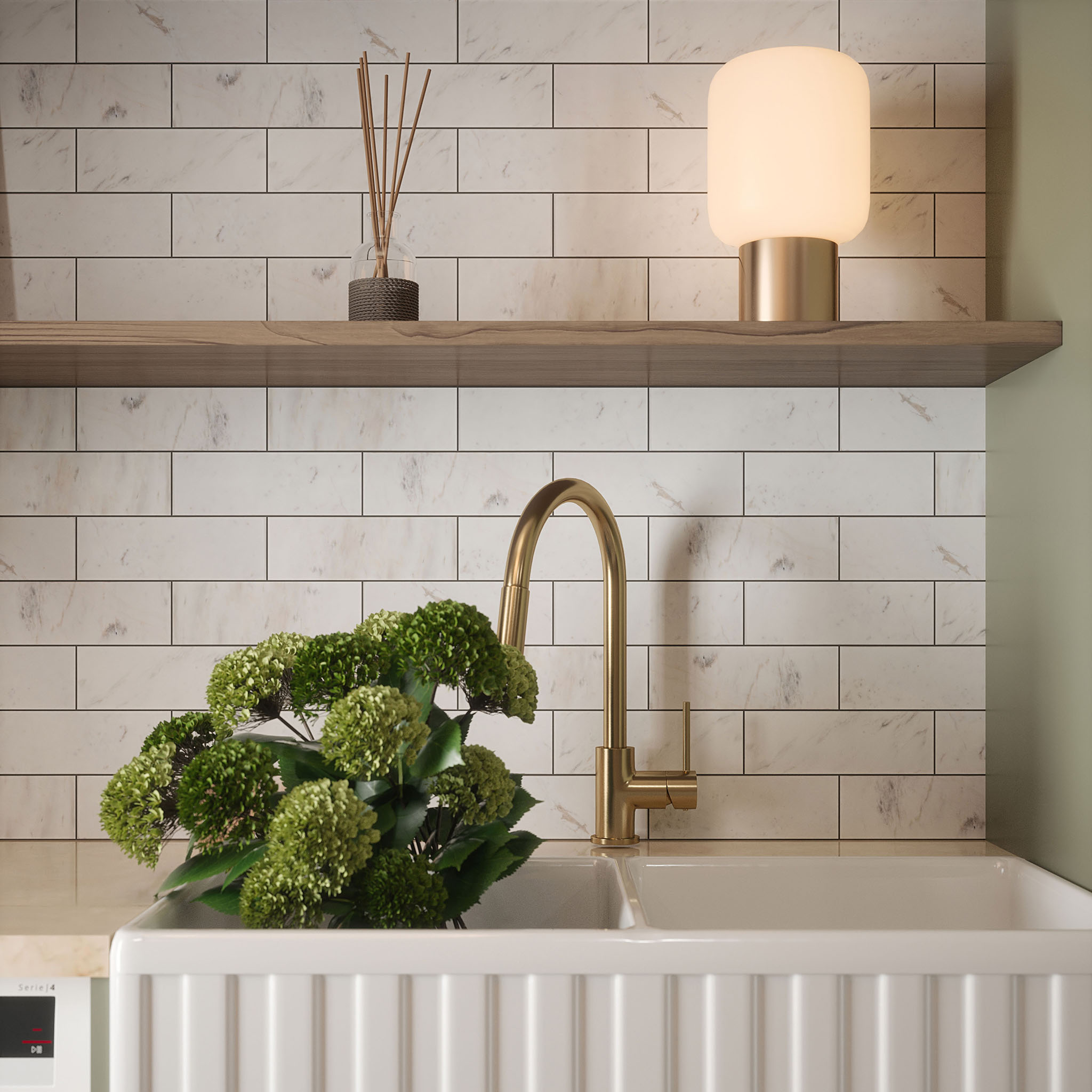 Camellia Field Tile | Tile Center