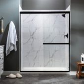 Carrara Marble Shower Wall Kit 32x60x78 | Tile Center