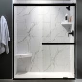 Carrara Marble Shower Wall Kit 36x60x78 | Tile Center