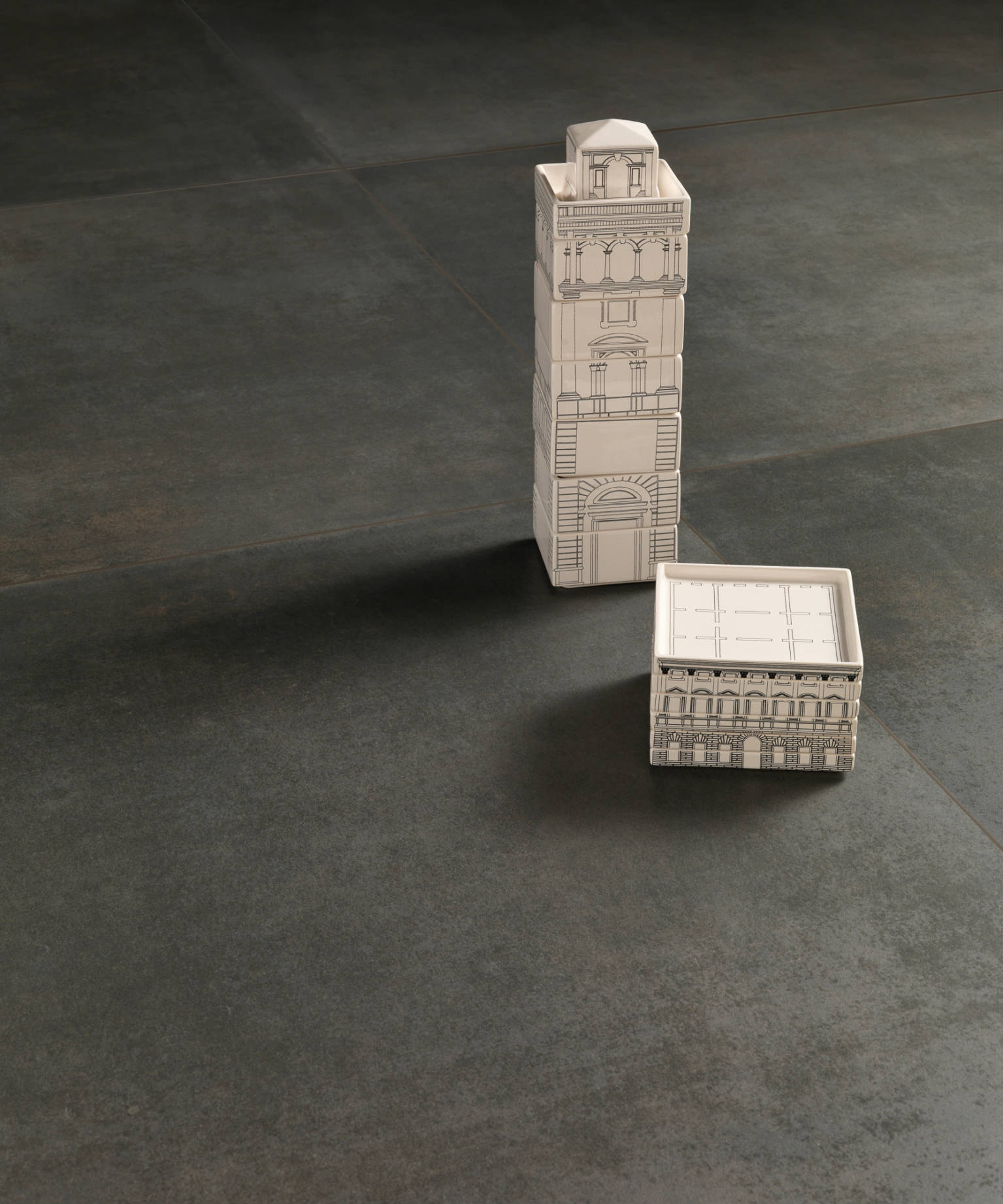 Charleston Palms Steel 16X16 | Tile Center