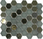 Confetti Mosaic Green | Tile Center