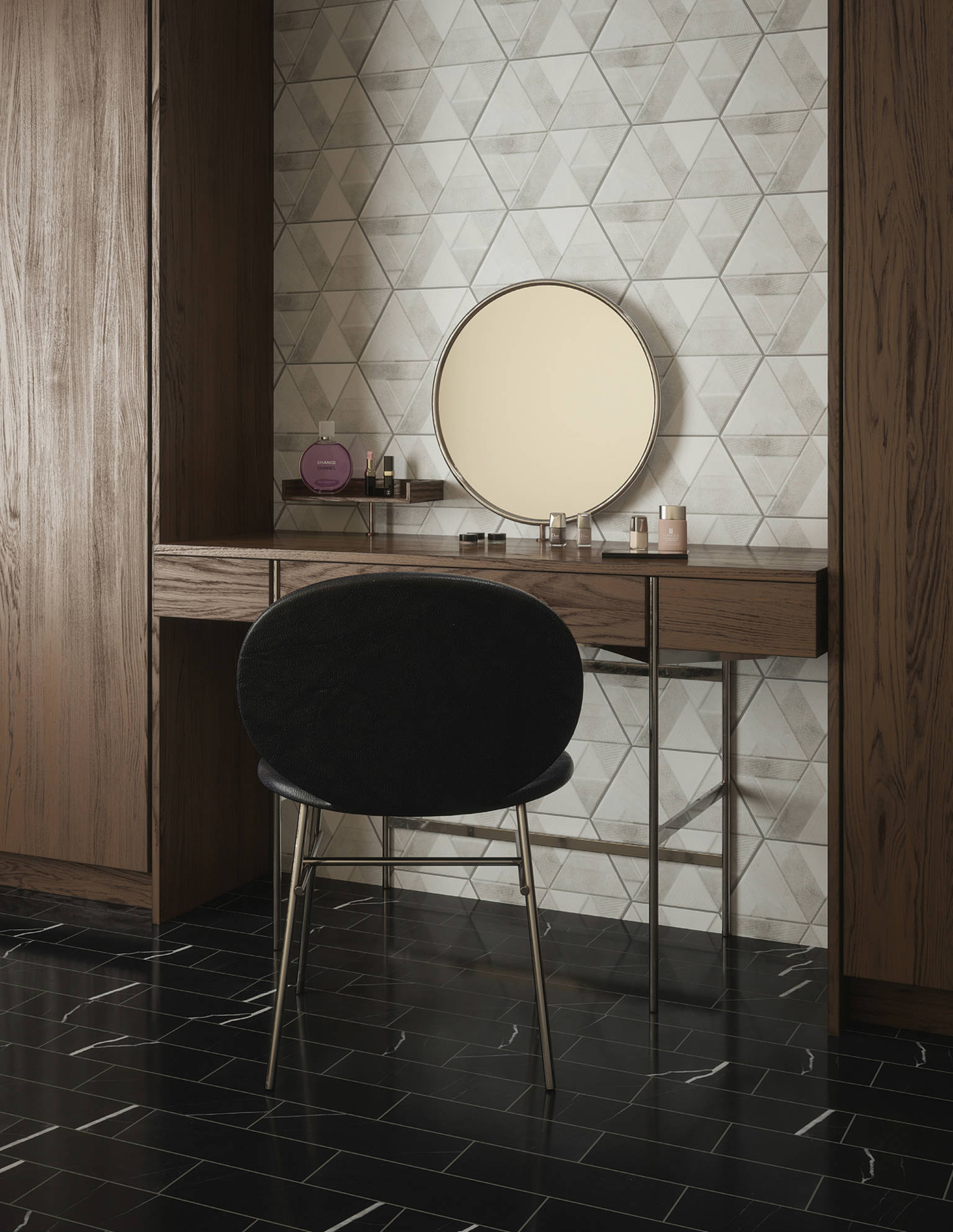 Contour Hex Field Tile | Tile Center
