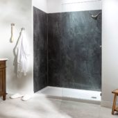 Cracked Slate Shower Wall Kit 36x36x78 | Tile Center
