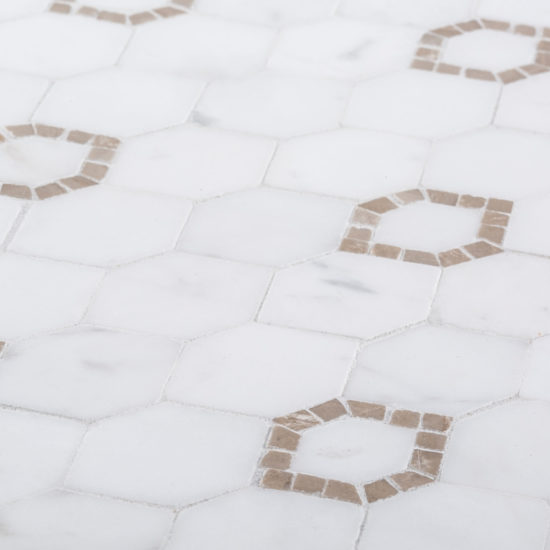 Daffodil Cream Mosaic | Tile Center