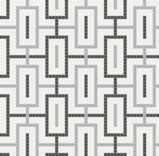 Dawn Blend Matte Chain Pattern Mosaic | Tile Center