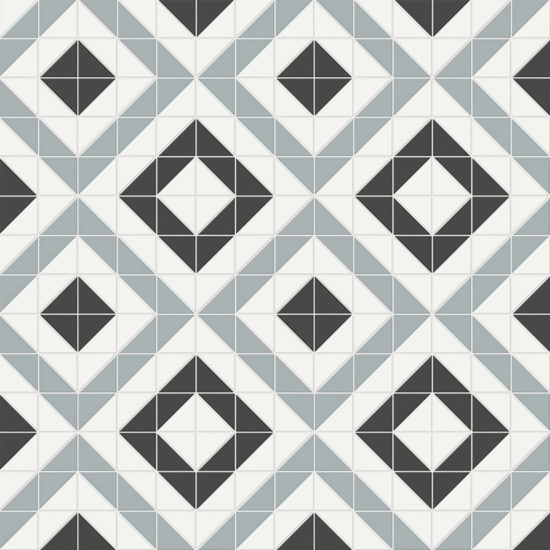 Dawn Blend Matte Cubic Pattern Mosaic | Tile Center