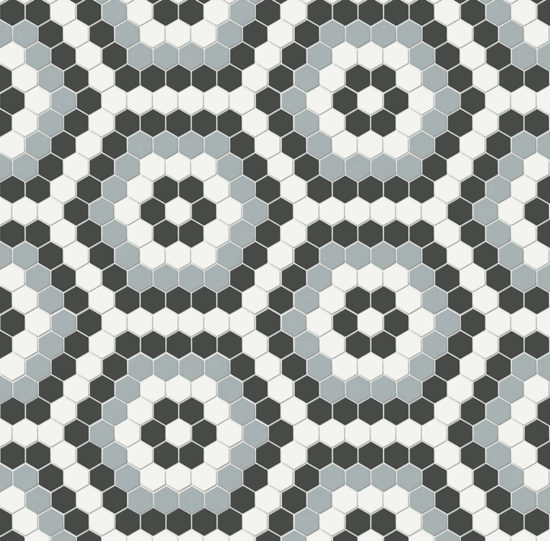 Dawn Blend Matte Hexagon Pattern Mosaic | Tile Center