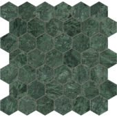 Diosa Verde 2 Hexagon Mosaic | Tile Center